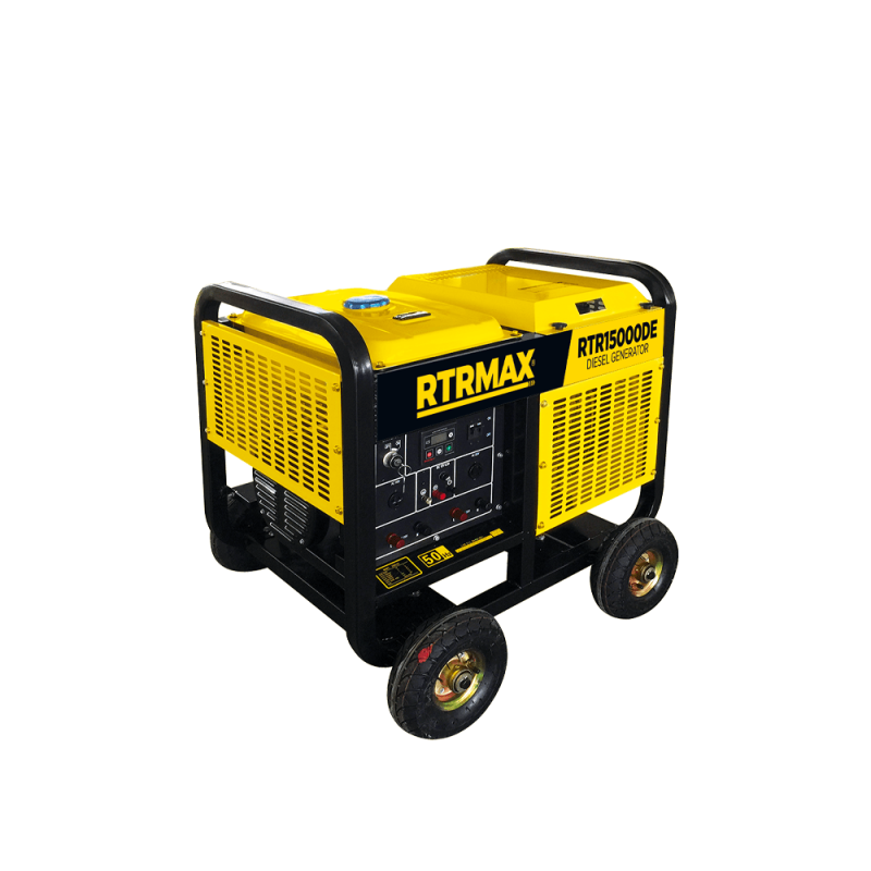 Генератор дизельний RTRMAX 1 фаза (220В), 10кВт, (RTR15000DE)